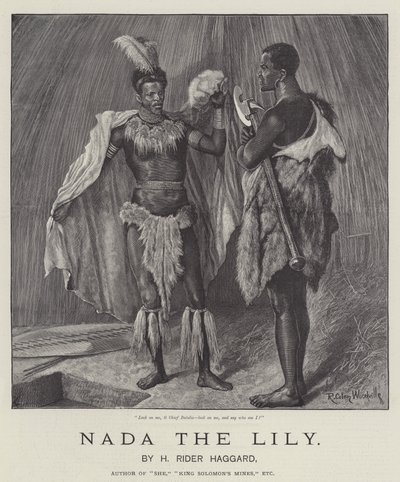 Nada, a liliom, szerző: H Rider Haggard alkotó: Richard Caton Woodville junior