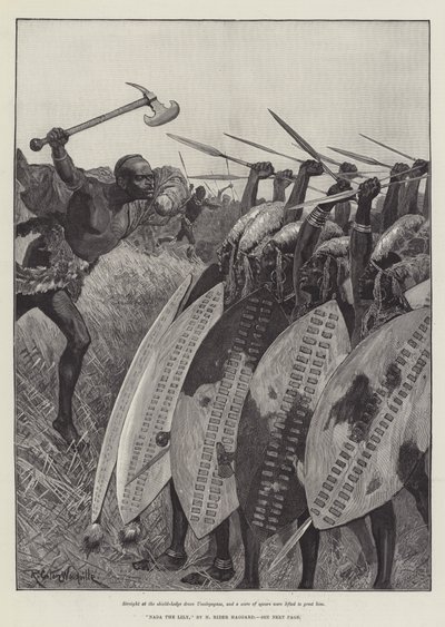 Nada, a liliom, írta H Rider Haggard alkotó: Richard Caton Woodville junior