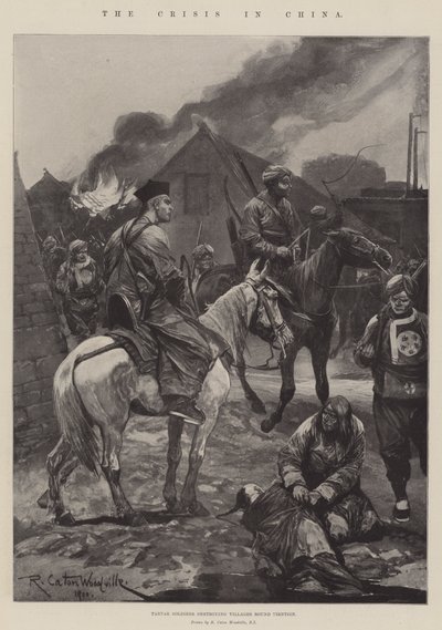 A válság Kínában alkotó: Richard Caton Woodville junior