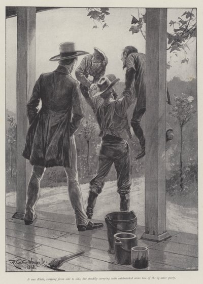 Az ember és a hegy, Bret Harte alkotó: Richard Caton Woodville junior