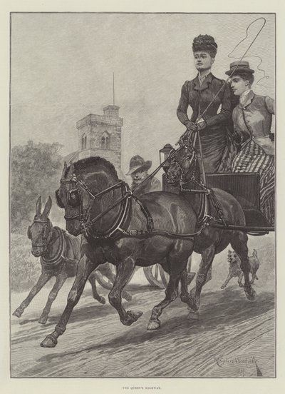 A királynő országútja alkotó: Richard Caton Woodville junior