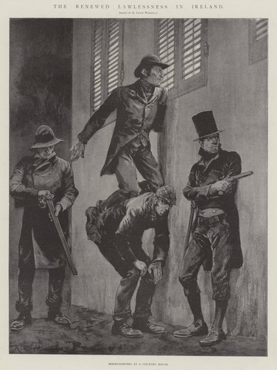 A megújult törvénytelenség Írországban alkotó: Richard Caton Woodville junior