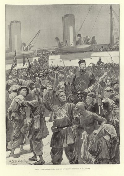 A háború Kelet-Ázsiában alkotó: Richard Caton Woodville junior