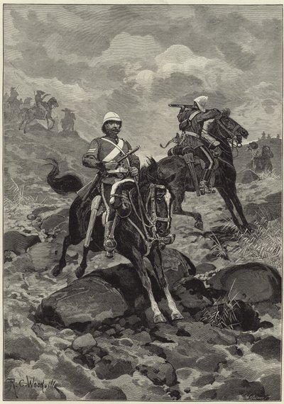 A háború a Transvaalban alkotó: Richard Caton Woodville junior