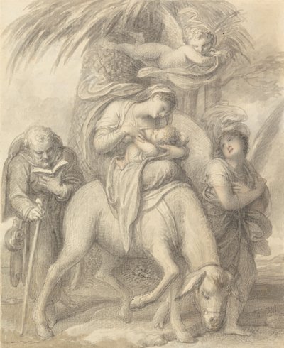 Repülés Egyiptomba alkotó: Richard Cosway