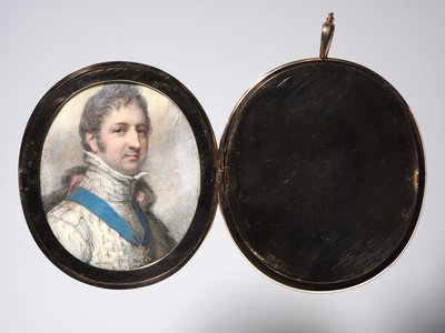 Lajos Fülöp, Orléans hercegének, későbbi francia királyának portréja, 1804. alkotó: Richard Cosway