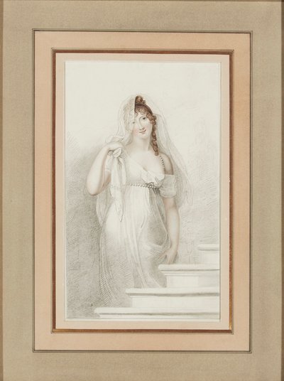 Madame Recamier portréja 1777-1849. alkotó: Richard Cosway
