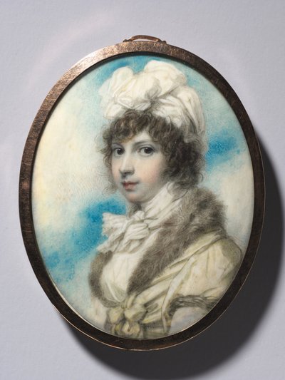 A honvéd arcképe. Anne Annesley, később Mountnorris grófnője, Kr. e. 1800. alkotó: Richard Cosway