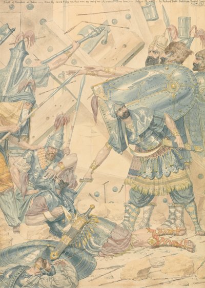 Abimélek halála Thébában alkotó: Richard Dadd