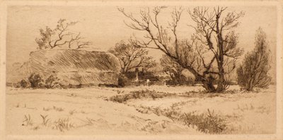Old Farm Court Road, Dulwich (rézkarc) alkotó: Richard Davidson Winter