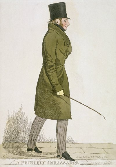 „Egy hercegi nagykövet”, 1822 alkotó: Richard Dighton