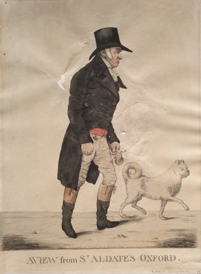 Kilátás az oxfordi St. Aldate-ből alkotó: Richard Dighton