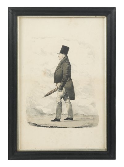 Henry Lygon, 4. Earl Beauchamp (papír nélkül, ceruzával) alkotó: Richard Dighton