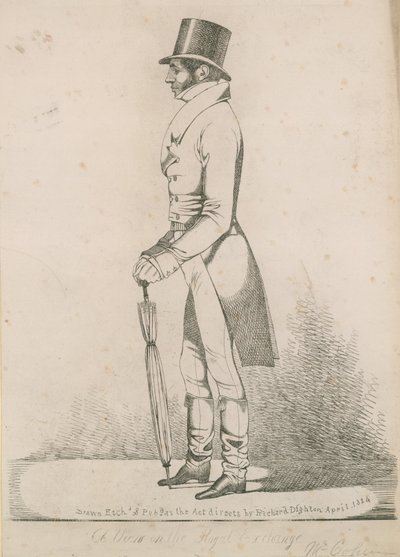 Richard Thornton; Kilátás a királyi börzére alkotó: Richard Dighton