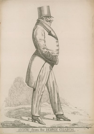 Sir Robert Bolton; Kilátás a Lóőrségről alkotó: Richard Dighton