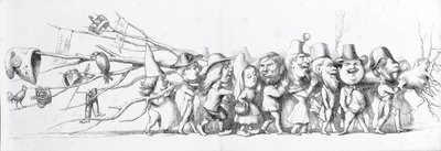 Francia látogatók a Nagy Kiállításon, 1851 alkotó: Richard Doyle