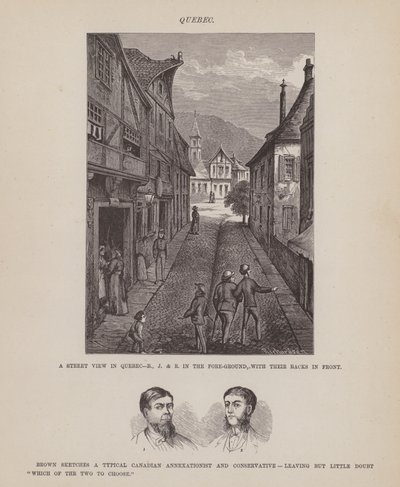 Oldal a Brown, Jones és Robinson urak amerikai körútjából (metszet) alkotó: Richard Doyle