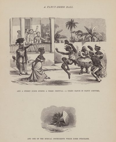 Oldal a Brown, Jones és Robinson urak amerikai körútjából (metszet) alkotó: Richard Doyle