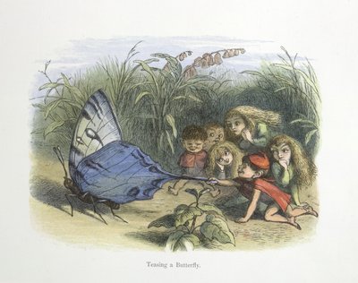 Pillangó ugratása alkotó: Richard Doyle