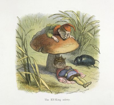Az elf-király alszik alkotó: Richard Doyle