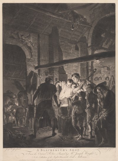 Kovácsműhely alkotó: Richard Earlom