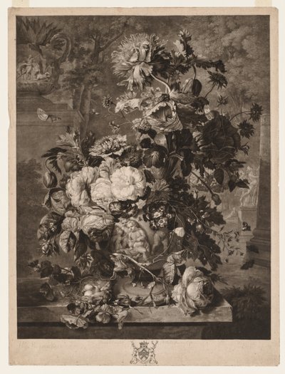Egy virágdarab, 1778. alkotó: Richard Earlom