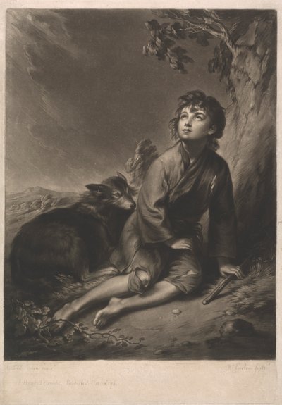 Egy juhászfiú alkotó: Richard Earlom