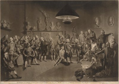 A Királyi Művészeti Akadémia alkotó: Richard Earlom, after Johann Zoffany