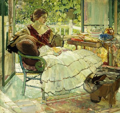 Délutáni tea alkotó: Richard Emil Miller