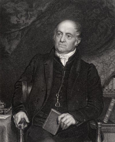 Olinthus Gilbert Gregory, H. Robinson metszet, a National Portrait Gallery V. kötetéből, megjelent 1835 körül alkotó: Richard Evans