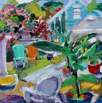 Backyard, West Hollywood, 2018 alkotó: Richard Fox