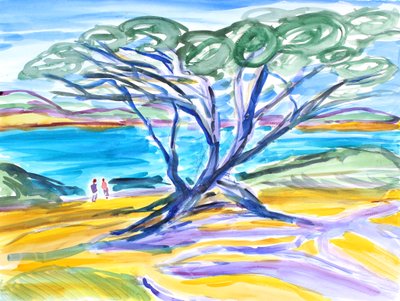 Cypress Tree, Carmel, 2019 alkotó: Richard Fox