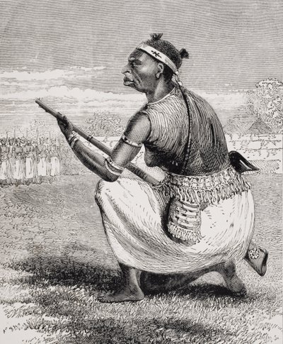 A Richards Amazoni Brigád főtisztje, Isabel Burton (1831-96) "Sir Richard Burton kapitány élete, II. kötet" című, 1893-ban kiadott művéből. alkotó: Richard Francis Burton