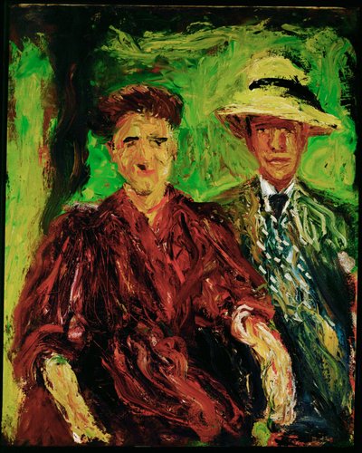 Couple in a landscape (festmény vászonra) alkotó: Richard Gerstl