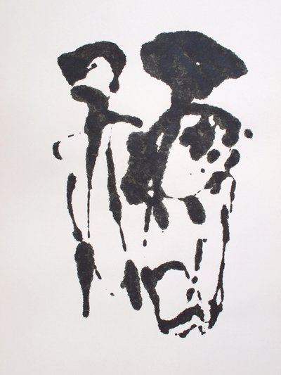 Cím nélkül, 2010 (monotípia) alkotó: Richard Green