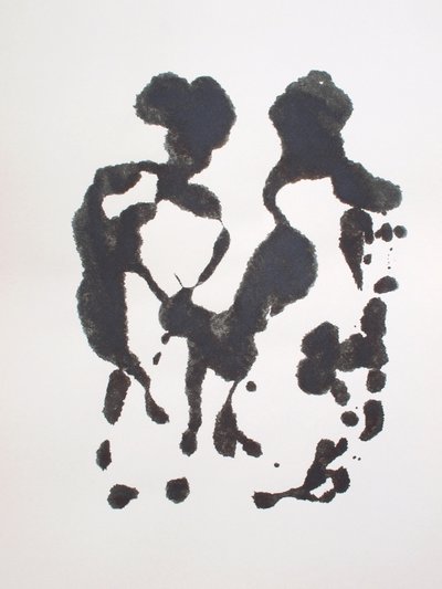Cím nélkül, 2010 (monotípia) alkotó: Richard Green