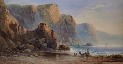 Tengerparti jelenet alkotó: Richard Harry Carter