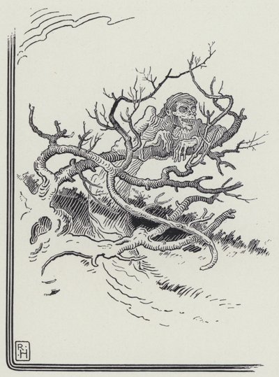 Az ember és a halál (metszet) alkotó: Richard Heighway