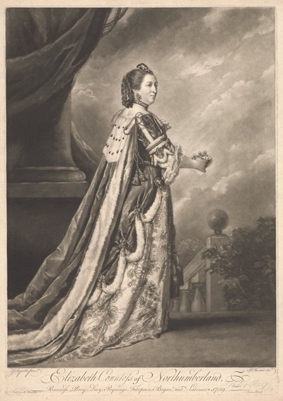 Erzsébet, Northumberland grófnője alkotó: Richard Houston