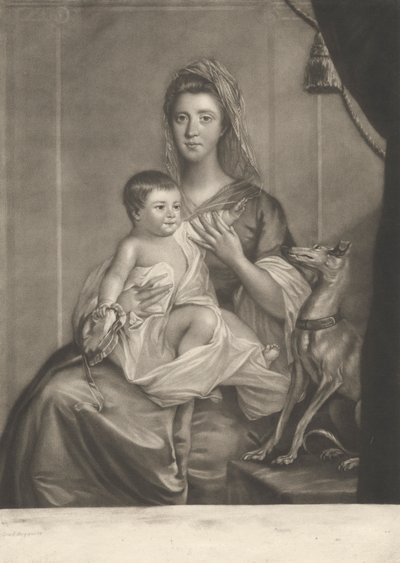 Lady Cathcart és gyermeke alkotó: Richard Houston
