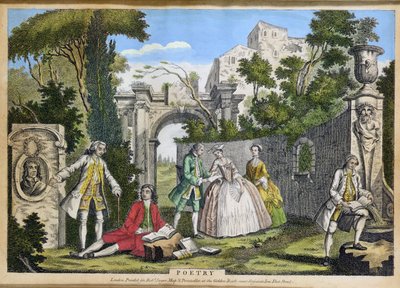 Költészet, kiadó: Robert Sayer (1750-80) 1750 körül (akvatinta) alkotó: Richard Houston