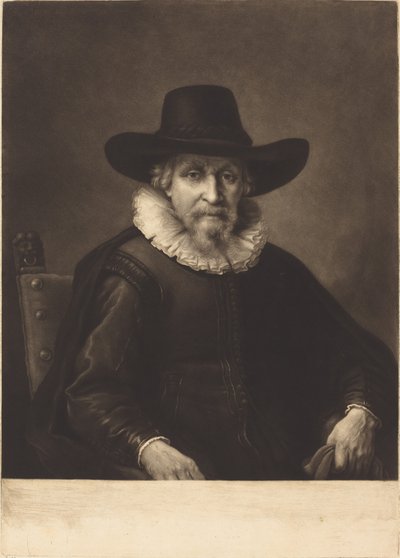 A Burgomaster alkotó: Richard Houston after Rembrandt van Rijn