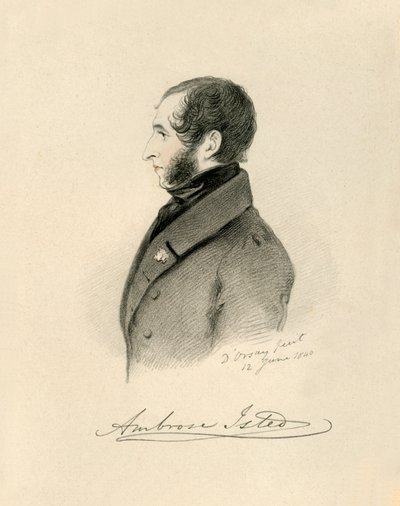 Ambrose Isted, 1840. alkotó: Richard James Lane