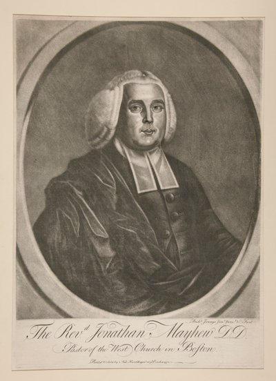 Jonathan Mayhew tiszteletes, D.D. alkotó: Richard Jennys