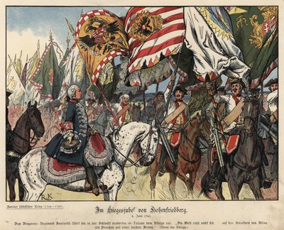 A hohenfriedebergi csatában aratott győzelem ünneplése alkotó: Richard Knoetel