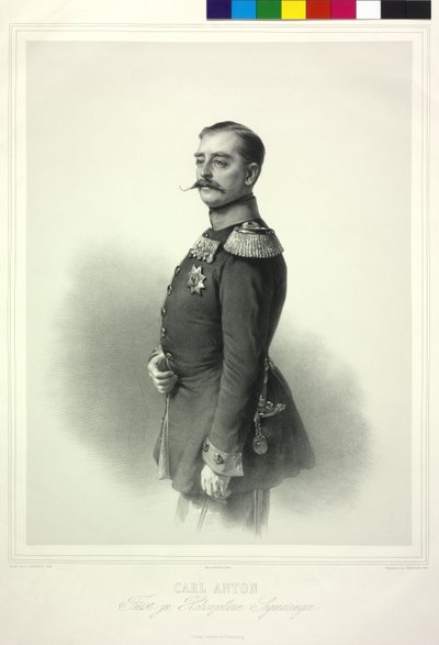 Carl Anton a Hohenzollern-ház hercege Sigmaringenben alkotó: Richard Lauchert