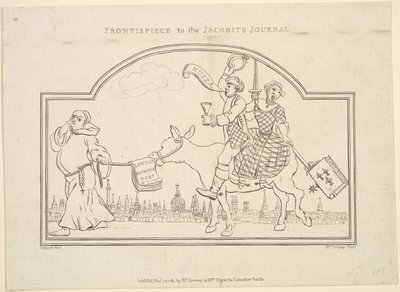 A Jacobites Journal előlapja, 1781. november 27. alkotó: Richard Livesay
