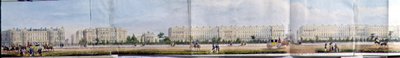 Ulster Terrace és York Terrace, részlet az „A Panoramic View around the Regent