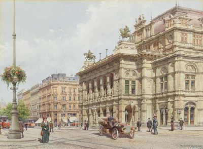 Bécs, Opernring, 1914. alkotó: Richard Moser