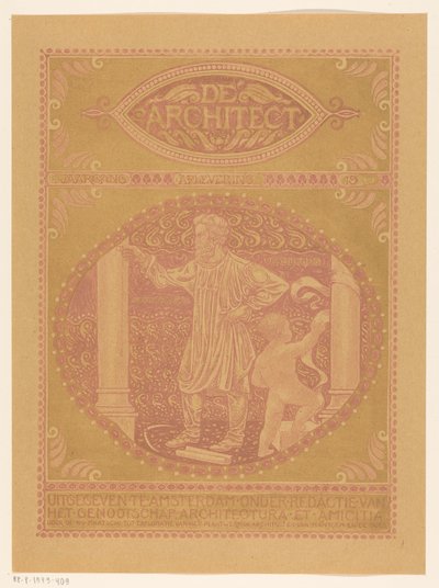 Borítóterv ehhez: De Architect, 1911 alkotó: Richard Nicolaüs Roland Holst